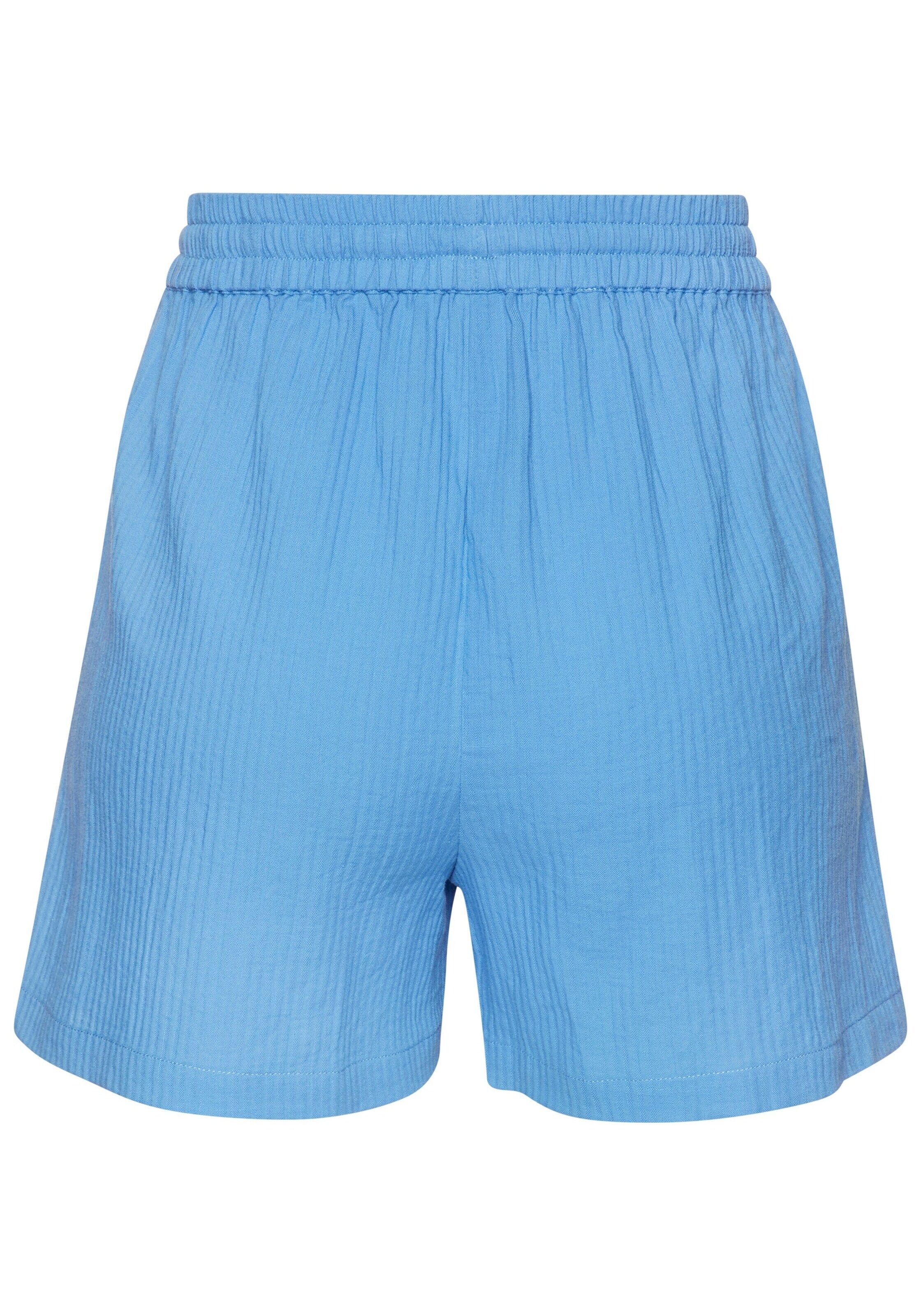 VIVANCE Wide Leg Shorts in Blau
