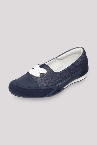 Soccx Ballet Flats in Blue: front