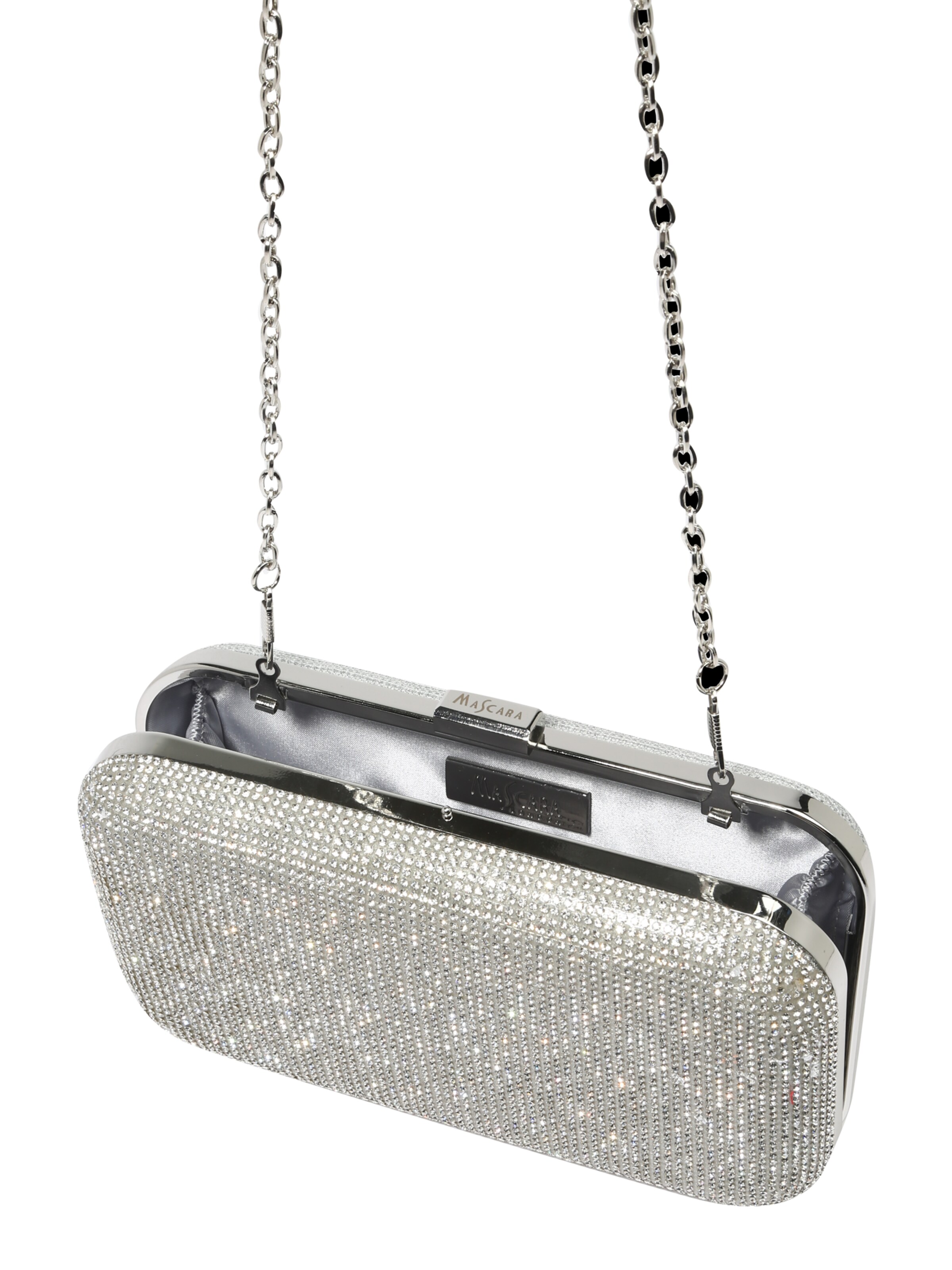 mascara Клатч в Серебристый