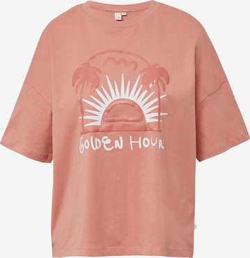 QS Shirt in Orange: Vorderseite