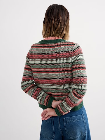 Cardigan 'Percella Cove' Seasalt Cornwall en vert