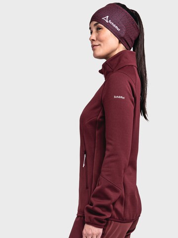 Schöffel Functionele fleece jas 'Lodron' in Rood