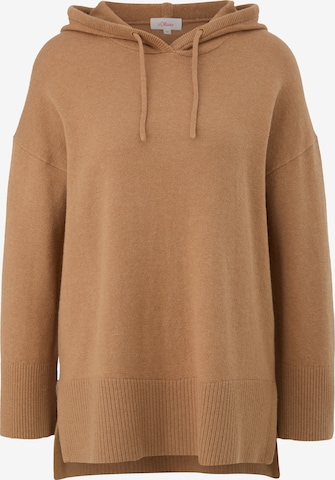 s.Oliver Oversized Sweater in Brown: front