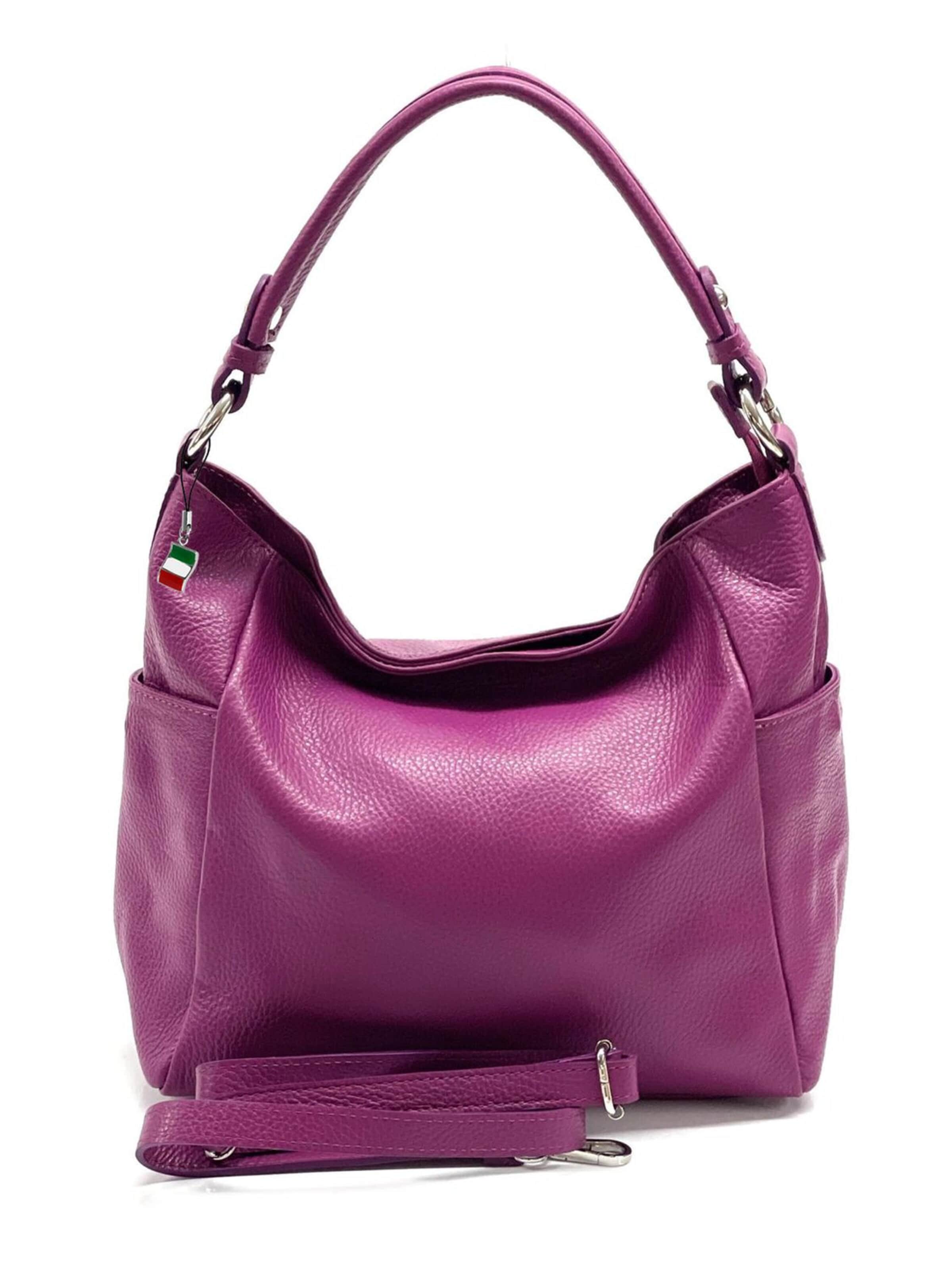 Sac bandoulière Florence en rose : devant