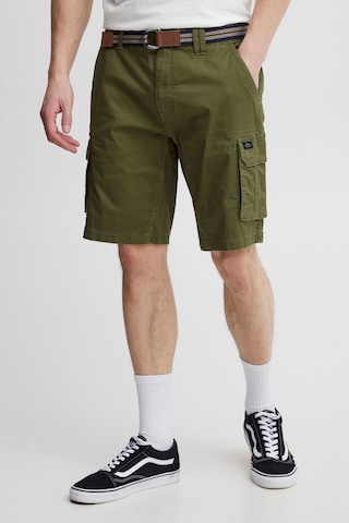 BLEND Regular Cargo Pants in Green: front