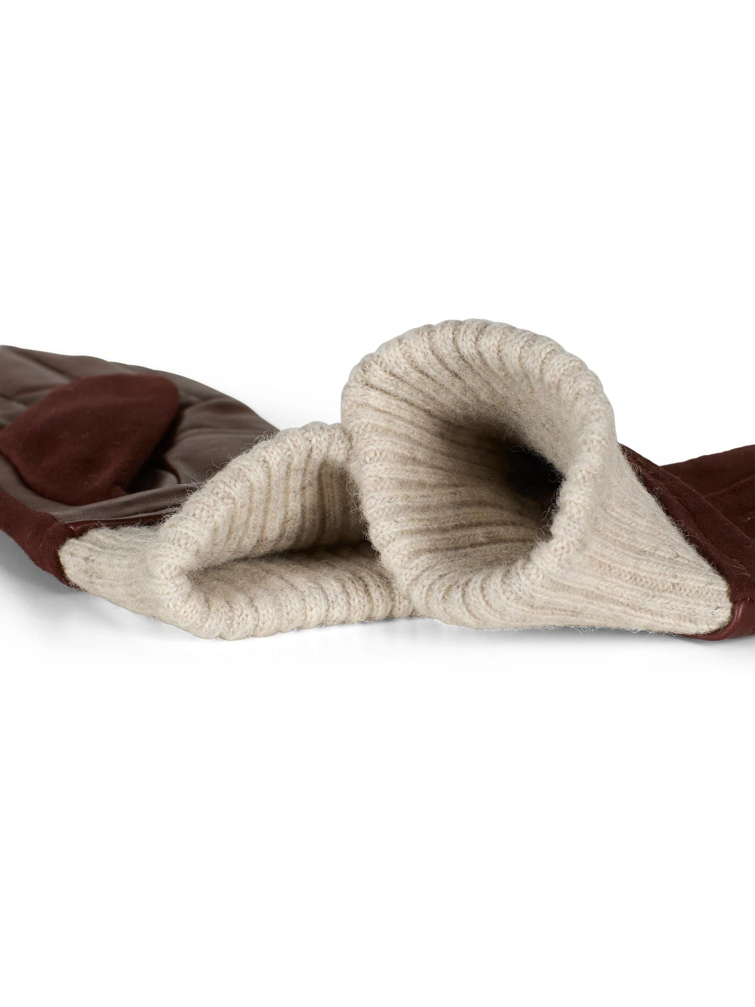 Gants 'Women's Leather Gloves Leah Brown' Howard London en marron