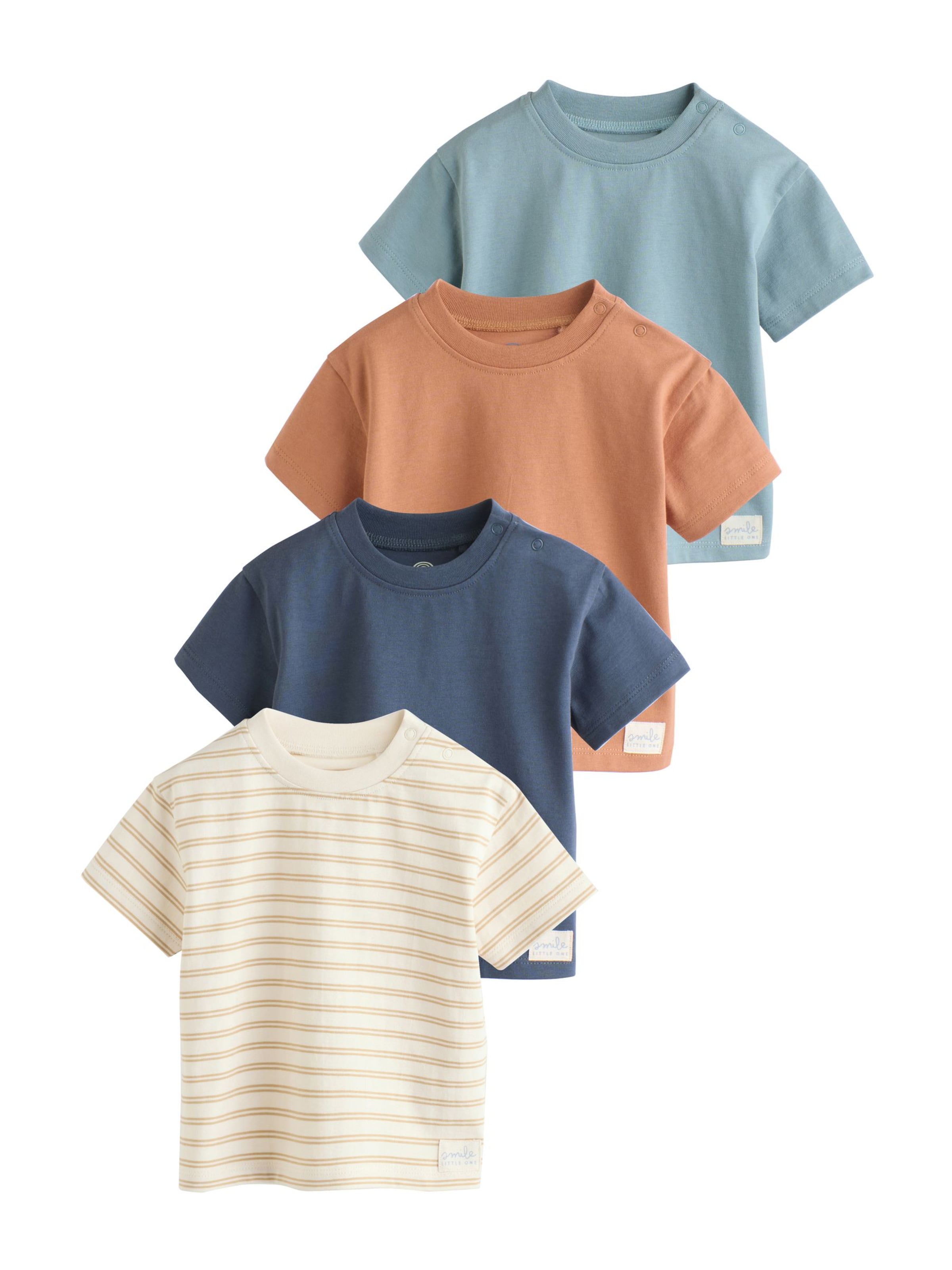 Next T-shirt i beige: framsida