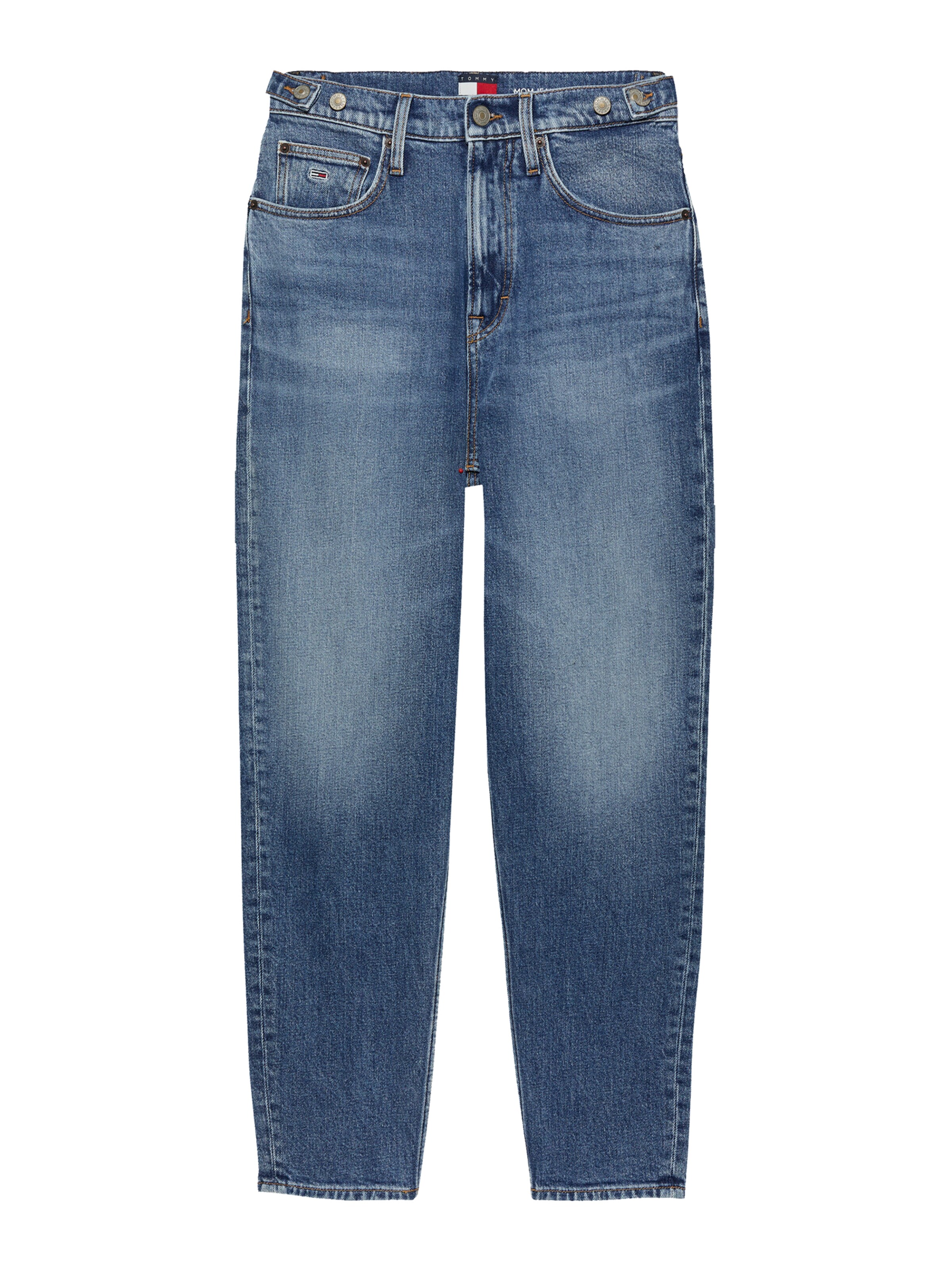 Tommy Jeans - Tapered Calças de ganga em azul: frente