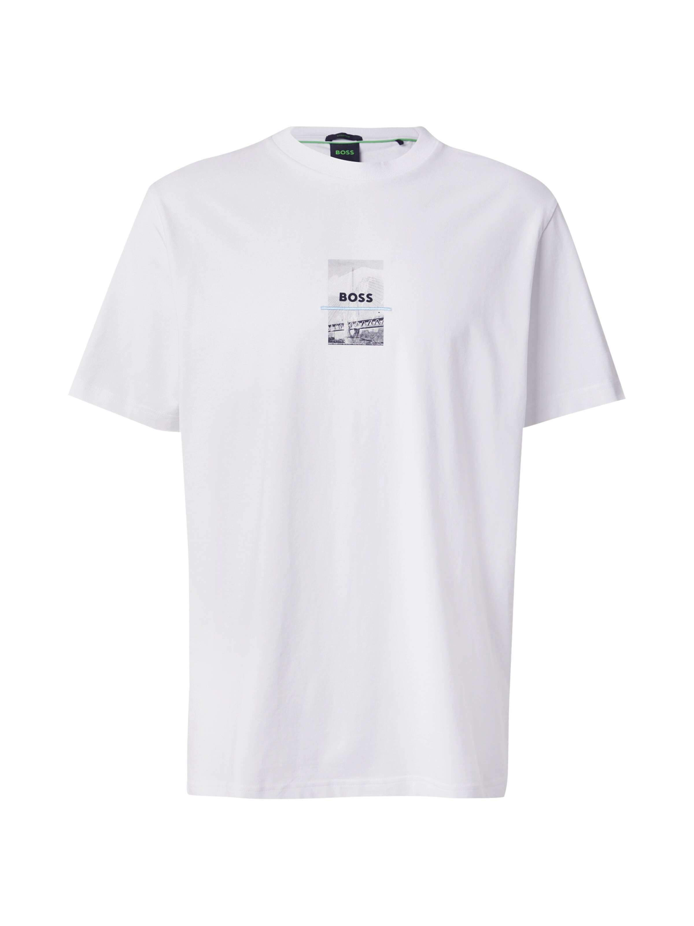 BOSS - Camisa em branco: frente
