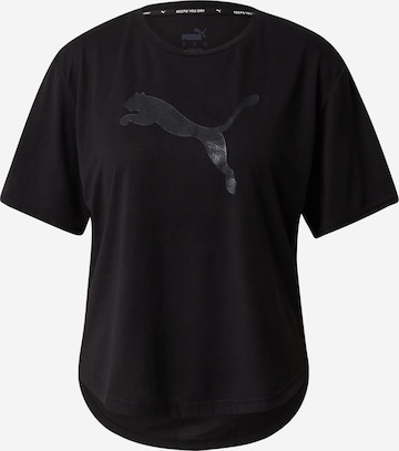 PUMA Performance Shirt 'Day in Motion' in Black: front
