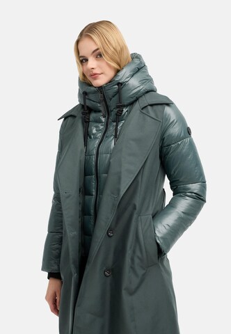 NAVAHOO Winter coat 'City-Glow 14' in Green