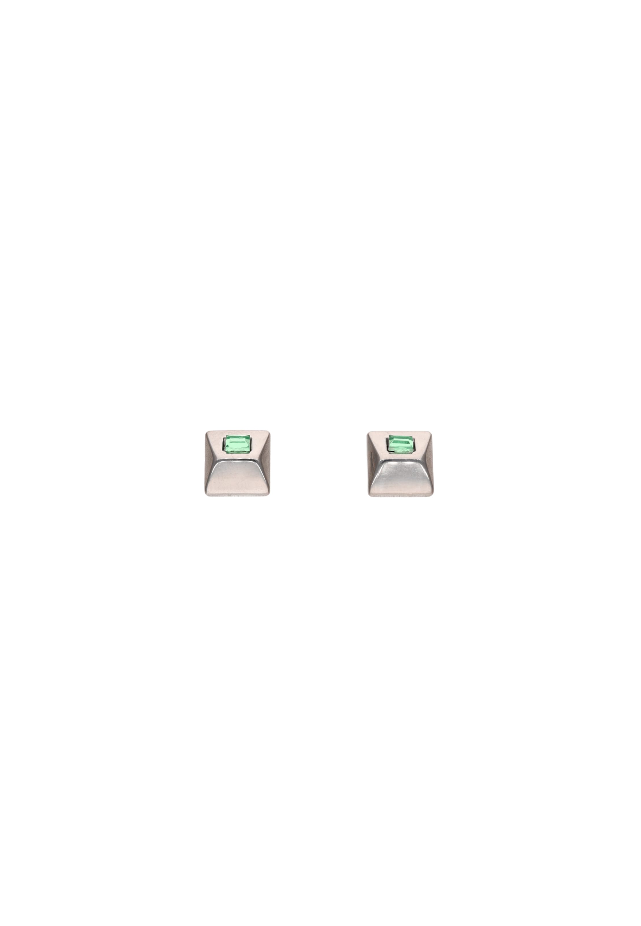 Boucles d'oreilles faina en argent : devant