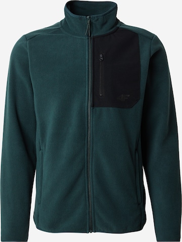 4FTehnička flis jakna - crna boja: prednji dio