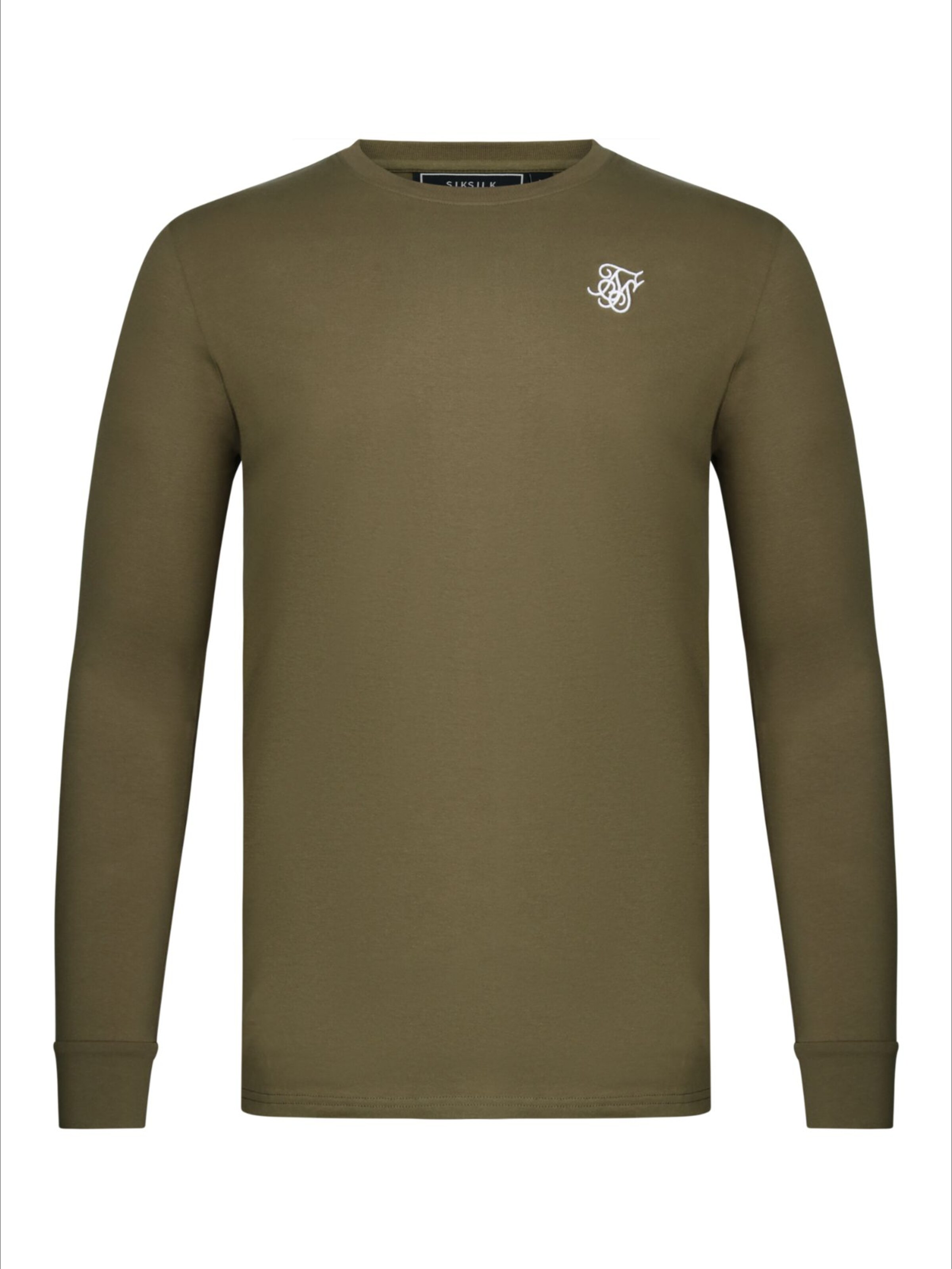 Maglietta di SikSilk in verde: frontale