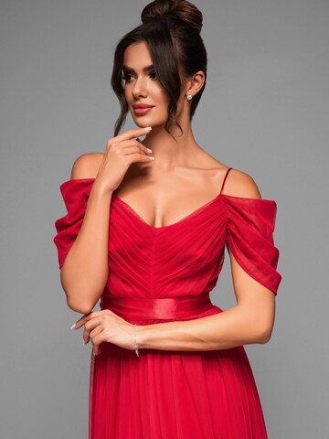 Ombre Abendkleid‌‌‌ in Rot