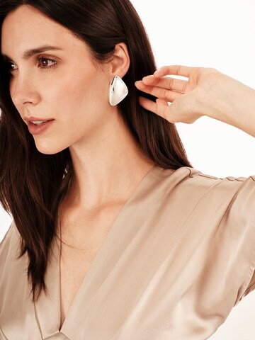 Breil Earrings 'Retwist' in Silver