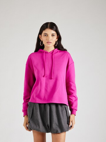 Sweat-shirt 'PCChilli' PIECES en rose : devant