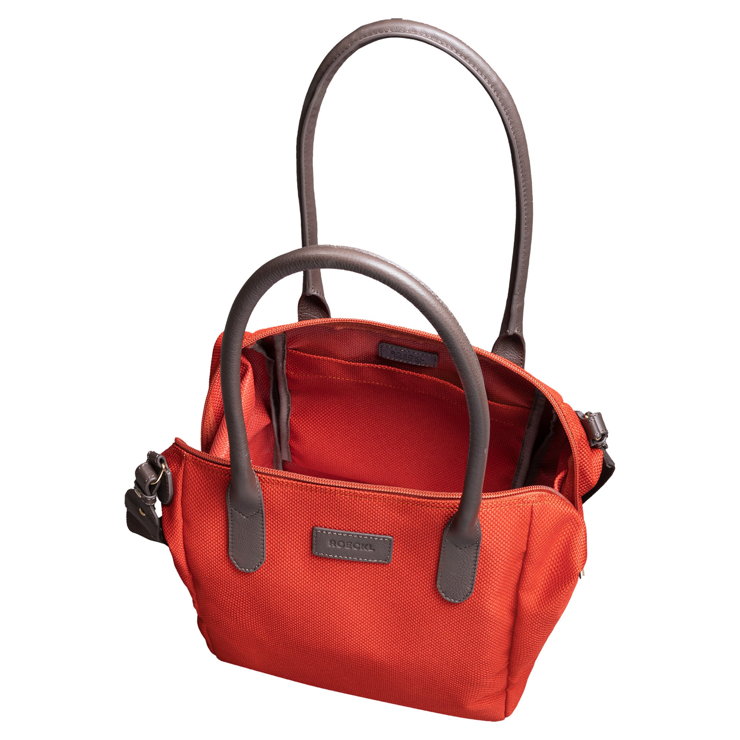 Roeckl Shoulder Bag 'BOTTLE BAG' in Orange