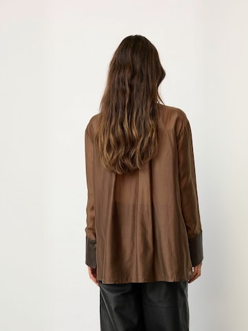 T-shirt ' KawaCC ' co'couture en marron