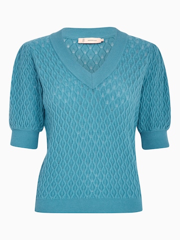 Peppercorn Trui 'Rosalia' in Blauw: voorkant