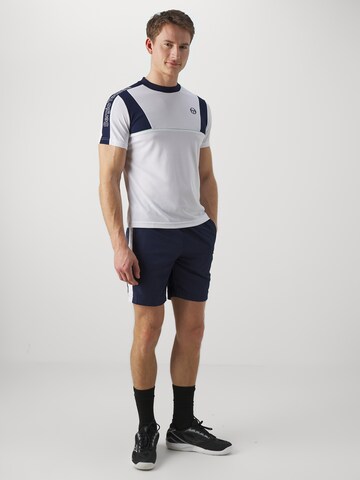 Sergio Tacchini Regular Sportshorts 'ALETTONE' in Blau