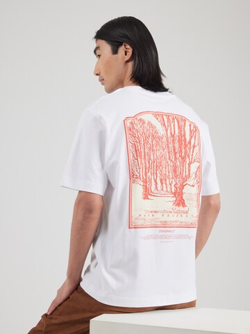 JACK & JONES Shirt 'JORRIDGEWOOD' in Wit: voorkant