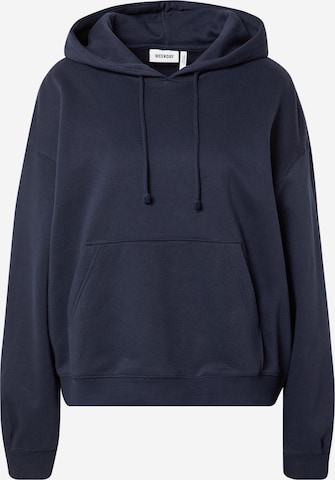 WEEKDAY Sweatshirt in Blau: predná strana