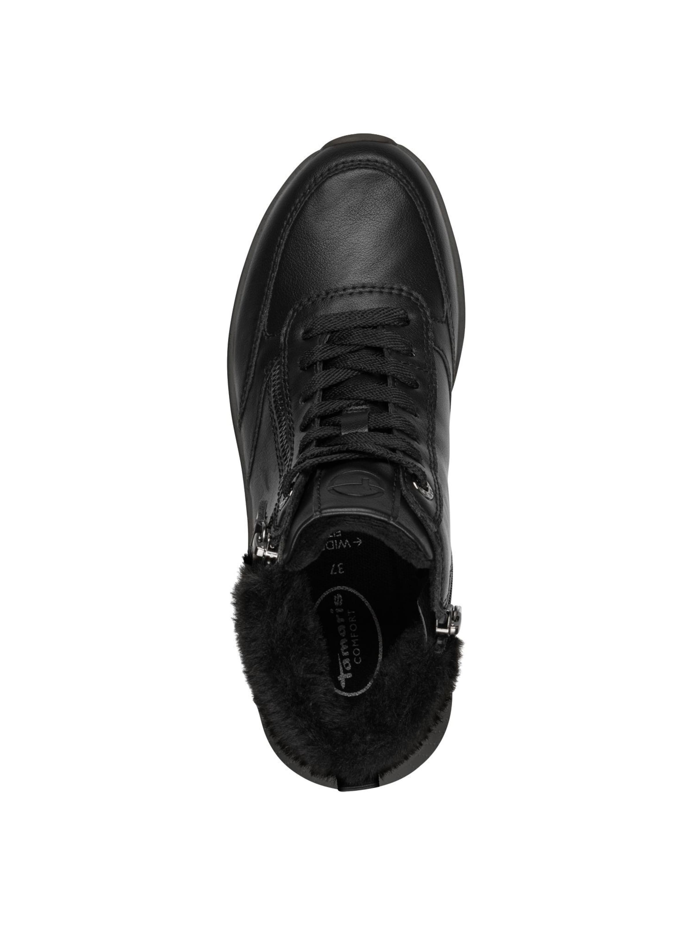 Bottines à lacets Tamaris en noir