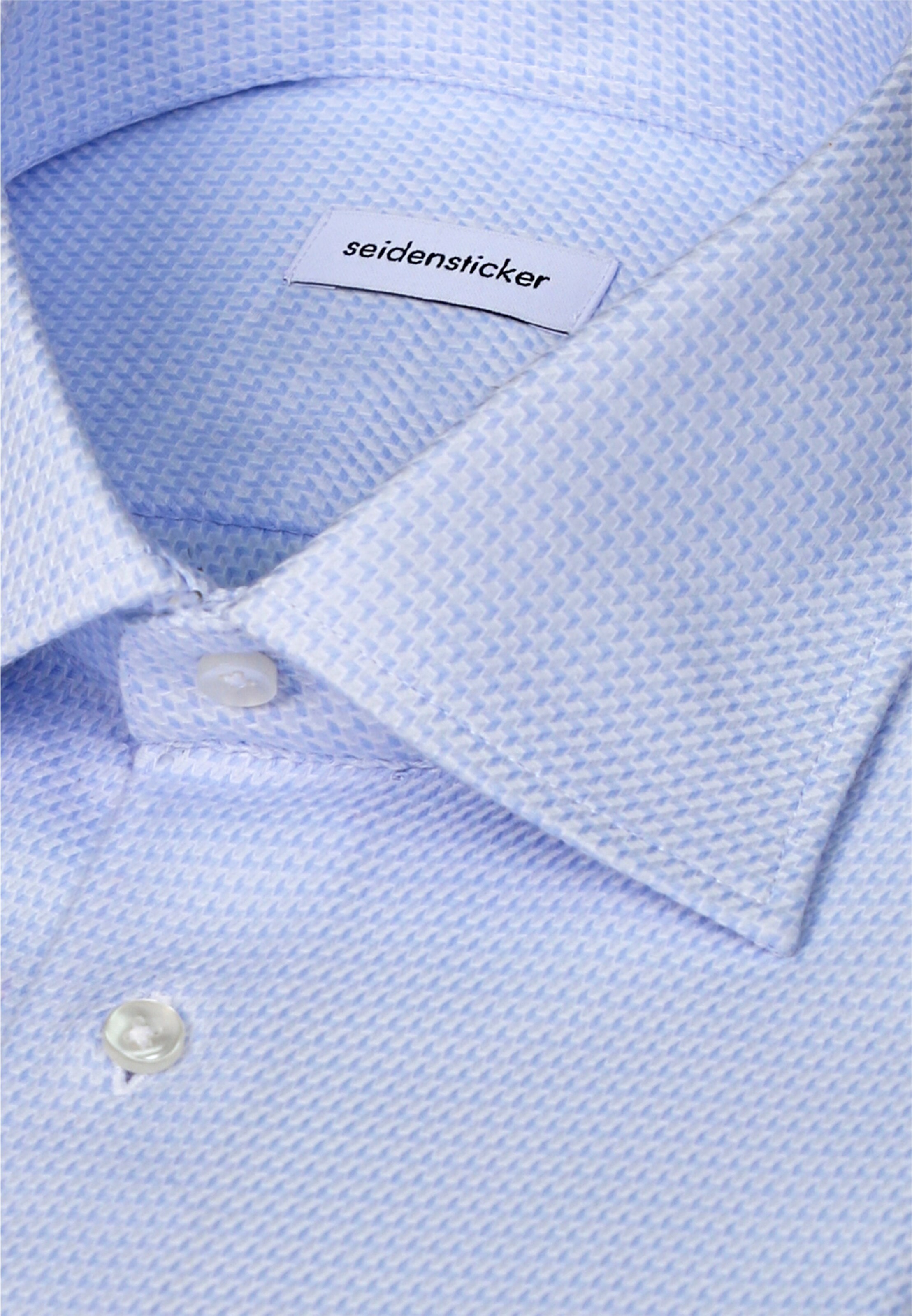 SEIDENSTICKER Slim fit Zakelijk overhemd in Blauw