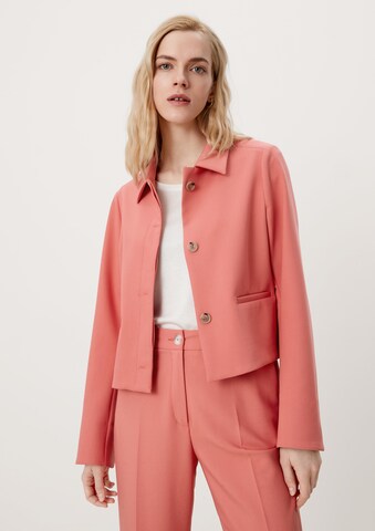 s.Oliver BLACK LABEL Übergangsjacke in Orange: Vorderseite
