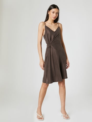 Guido Maria Kretschmer Women Dress 'Melanie' in Brown: front