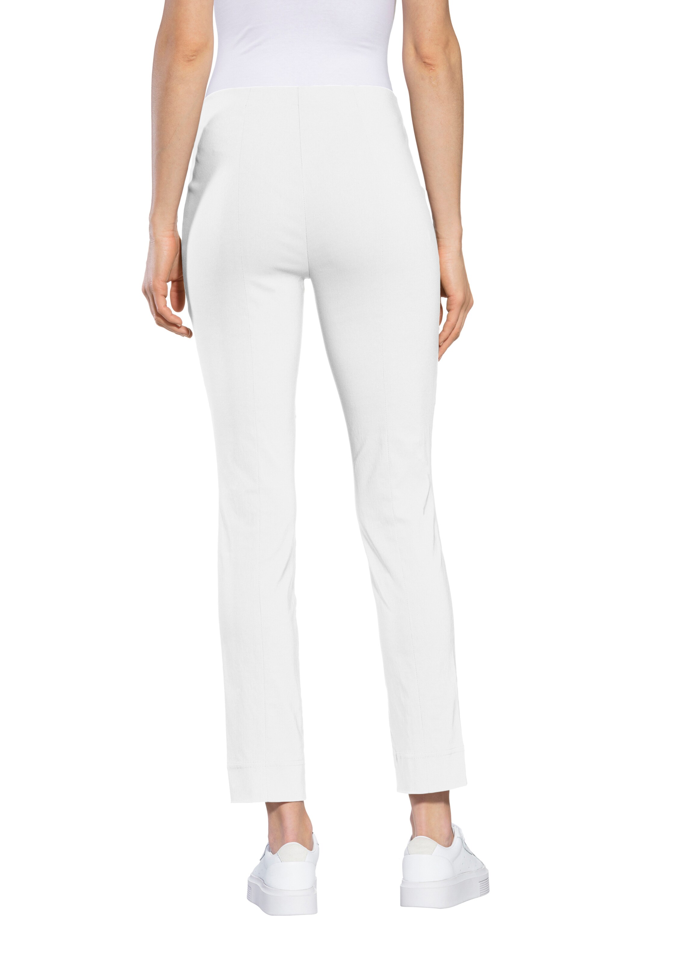 STEHMANN Slim fit Pants 'Loli' in White