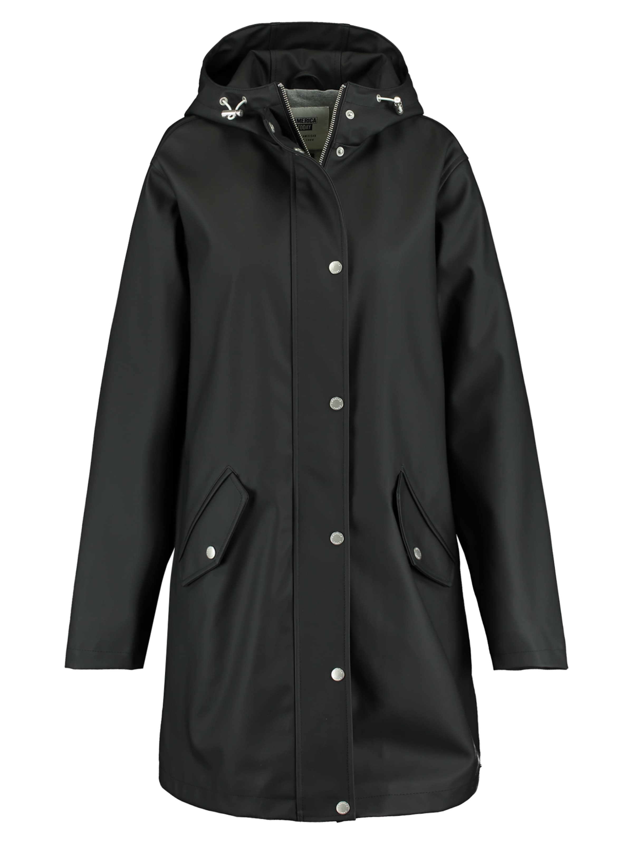 Manteau fonctionnel America Today en noir : devant