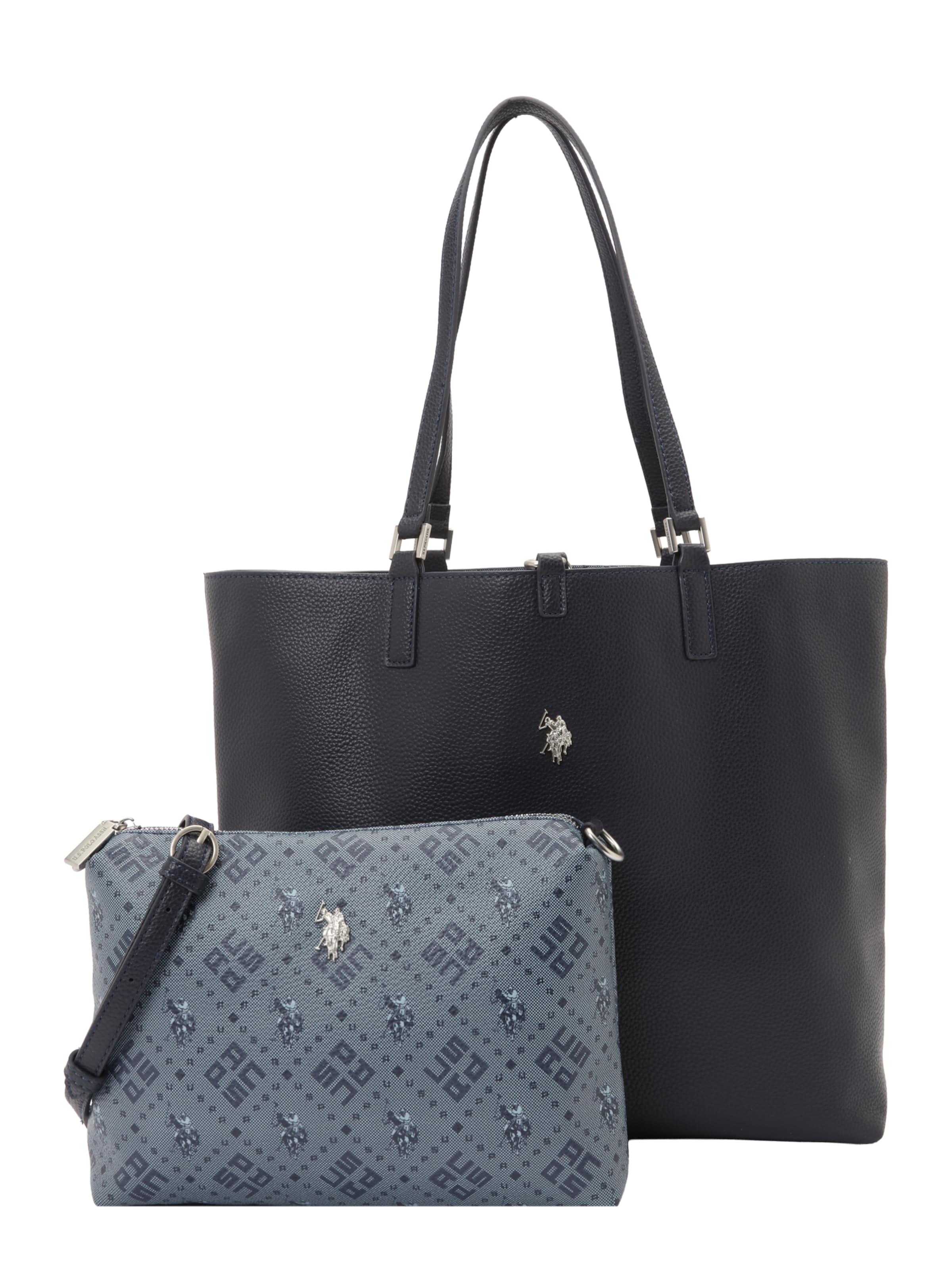 U.S. POLO ASSN. Shopper táska - kék: elől