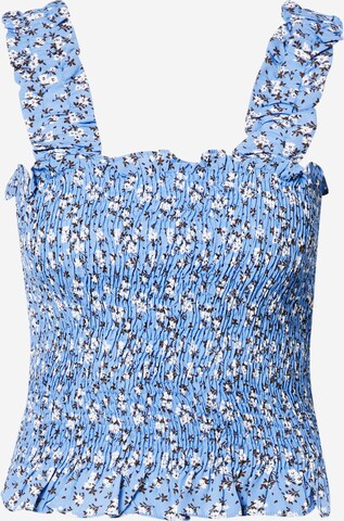 PIECES Top 'Jose' in Blauw: voorkant