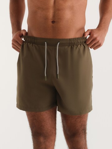 Pantaloncini da bagno 'Ibrahim' di TRAPP in verde: frontale