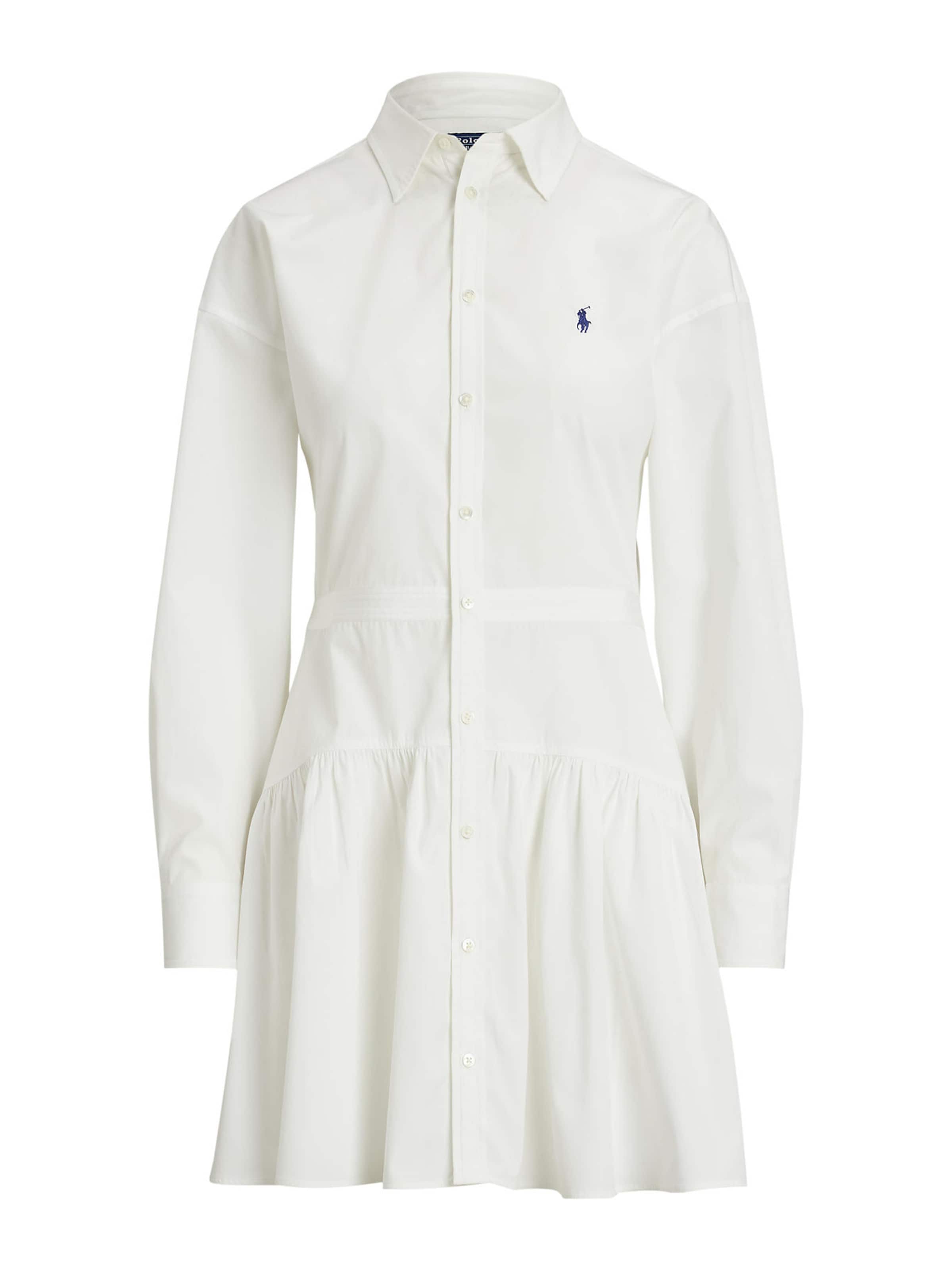 Polo Ralph Lauren Μπλουζοφόρεμα σε λευκό: μπροστά