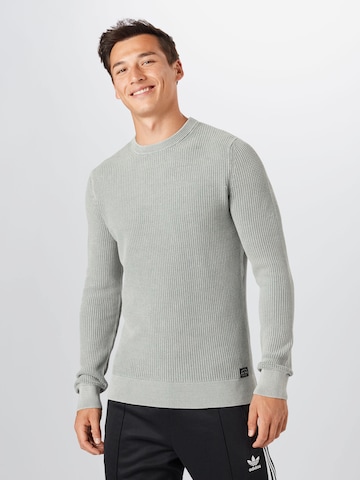 Superdry Regular Fit Pullover in Grau: predná strana