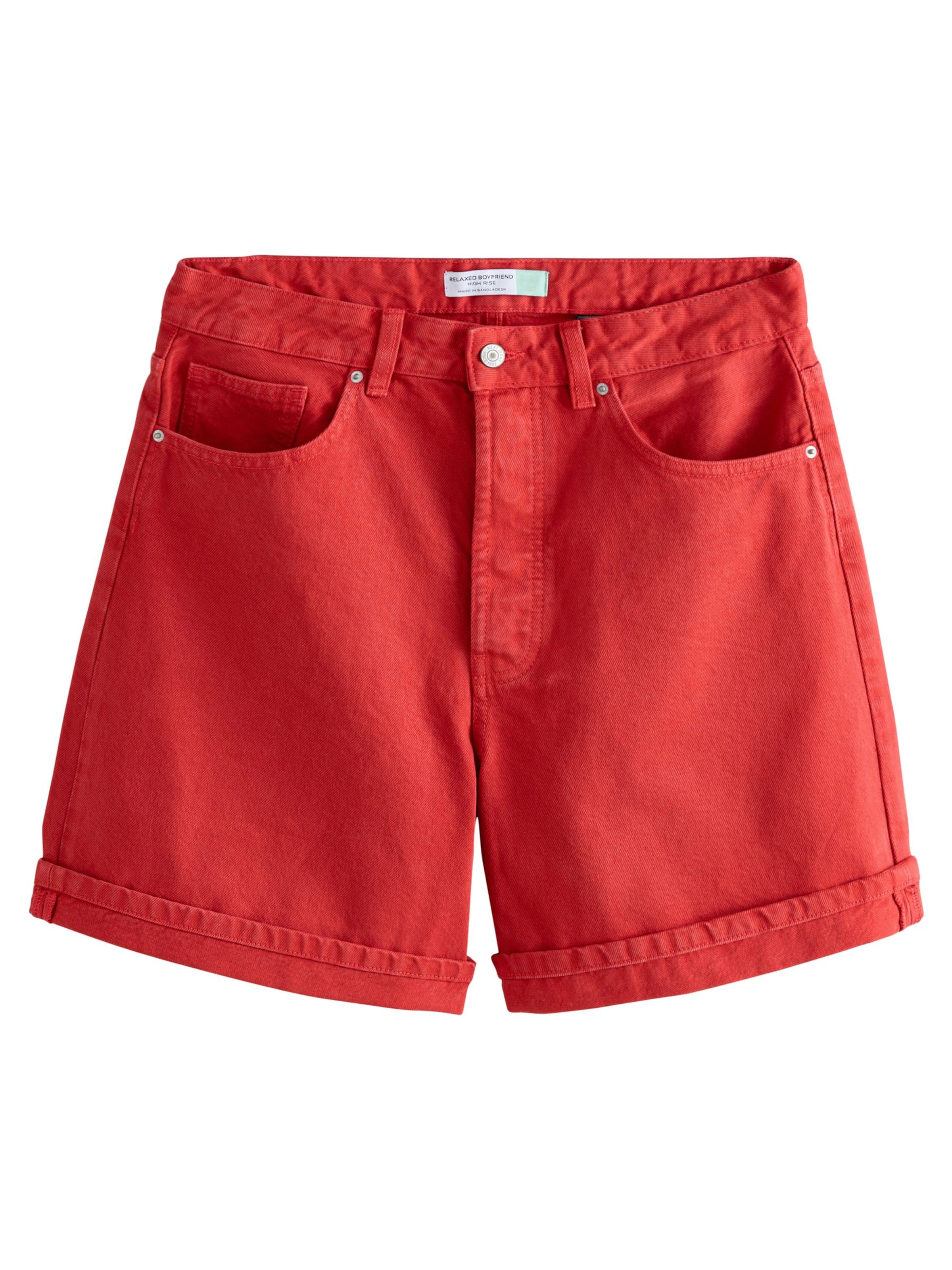 Next tavaline Teksapüksid, värv punane: eest vaates