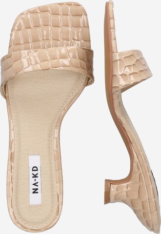 NA-KD Mules 'Kitten' in Beige