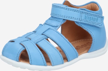 BISGAARD Sandals & Slippers 'Lasse' in Blue: front