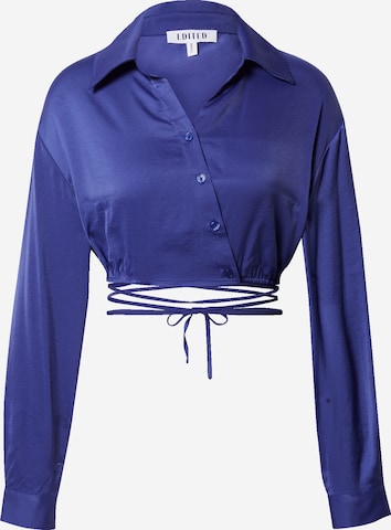 Camicia da donna 'Laetizia' di EDITED in blu: frontale