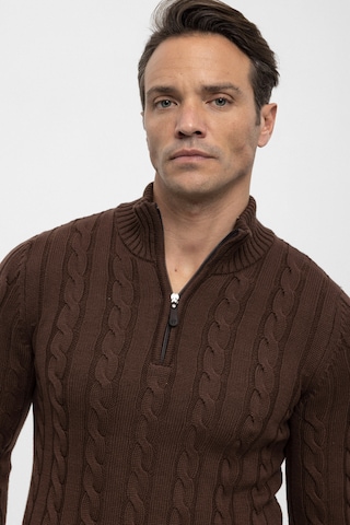 Pull-over Felix Hardy en marron