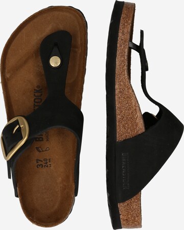 Tongs 'Gizeh Big Buckle' BIRKENSTOCK en noir