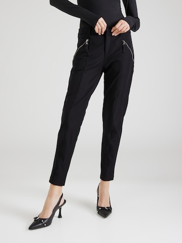 BRAX Slim fit Trousers 'MORRIS' in Black: front
