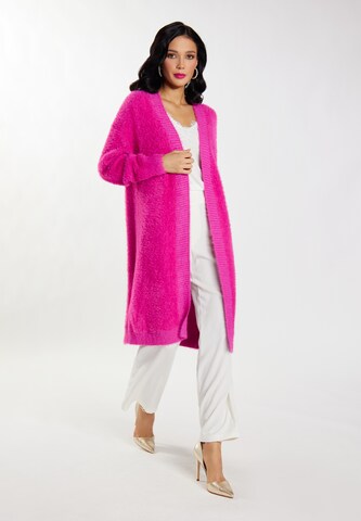 faina Knit cardigan in Pink