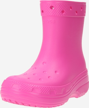 Crocs Gumové holínky – pink: přední strana