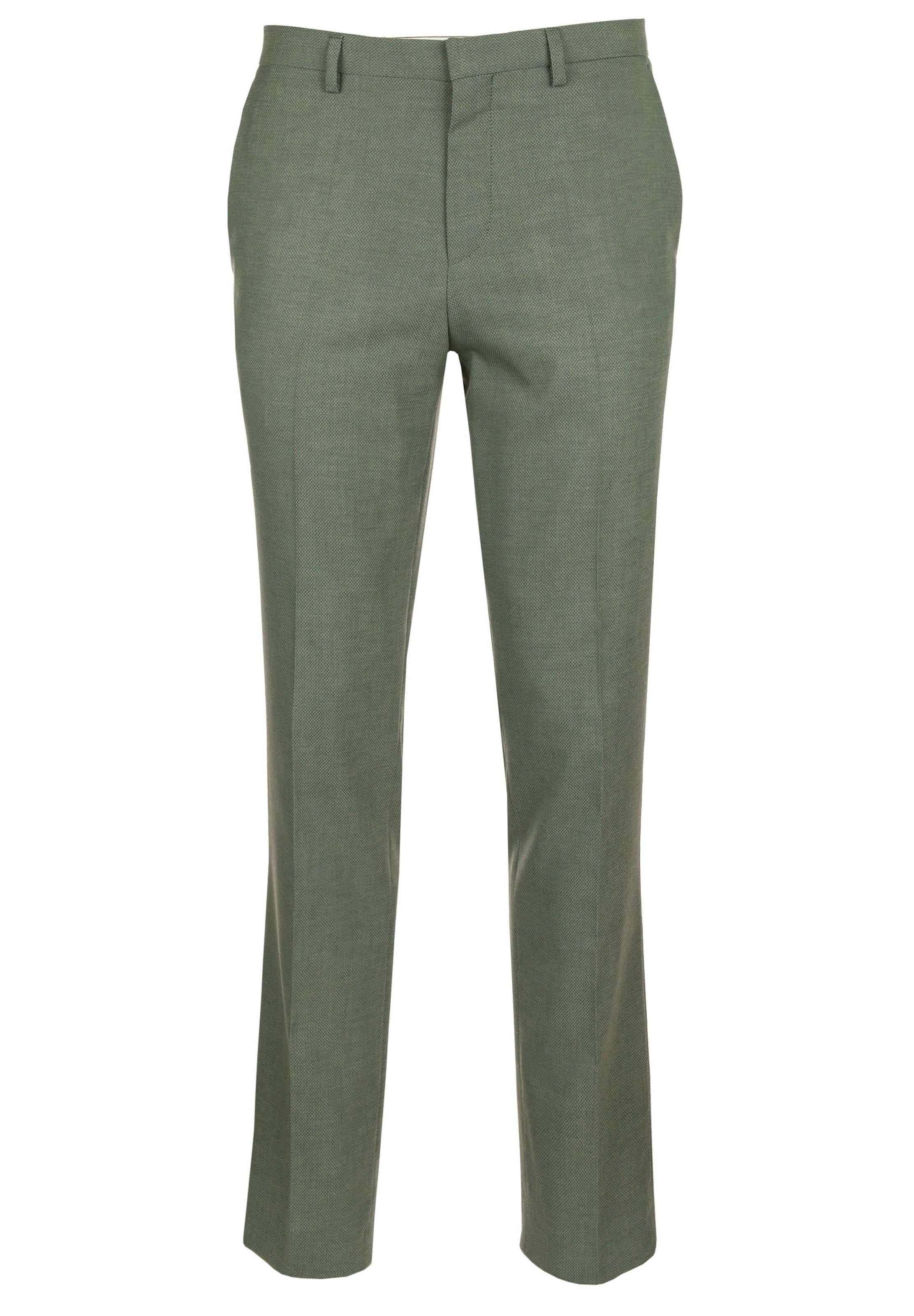 HUGO Slim fit Chino Pants in Green: front