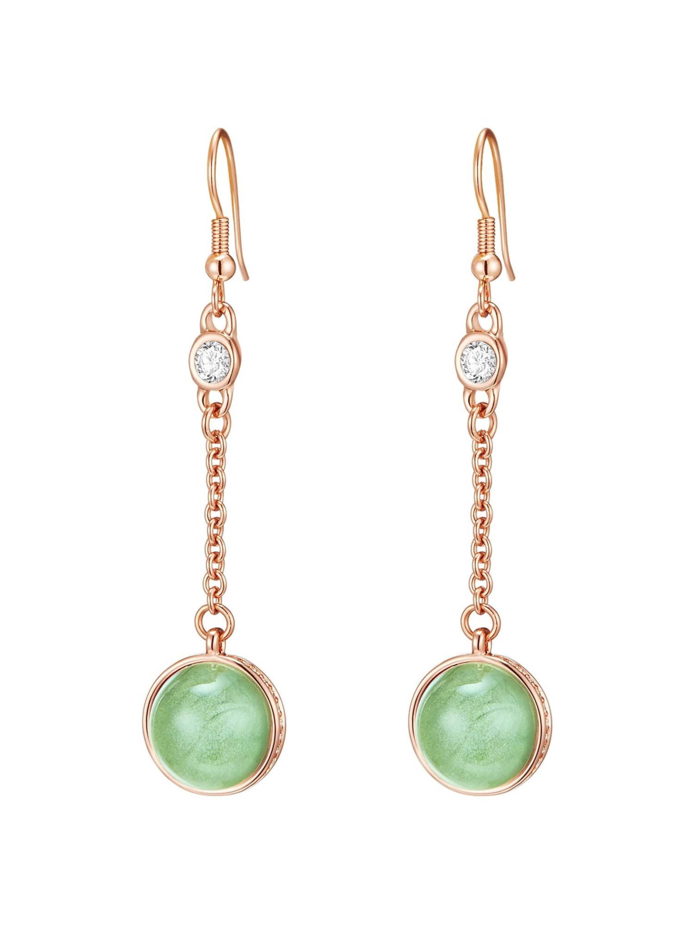 Lulu & Jane Earrings in Gold: front