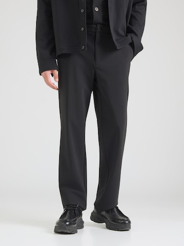 Samsøe Samsøe Обычный Брюки-чинос 'Boris' в Черный: спереди